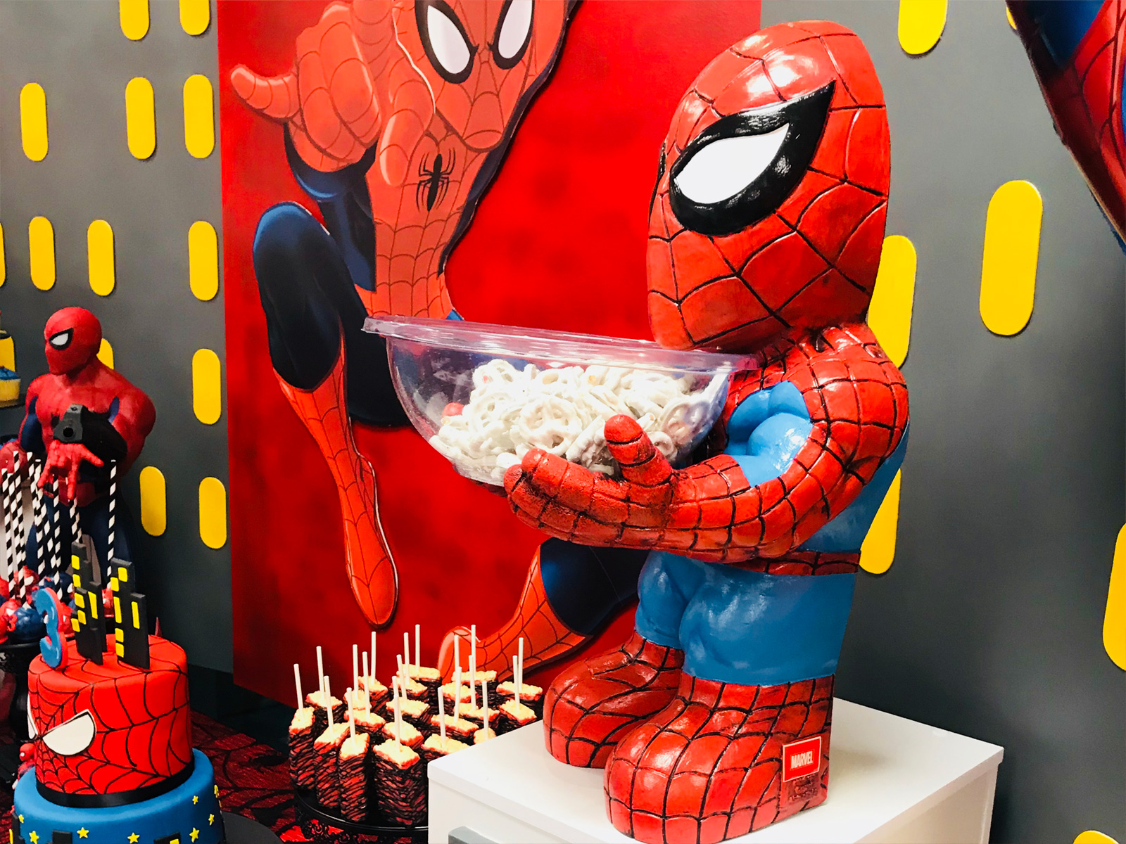 Spiderman themed birthday party